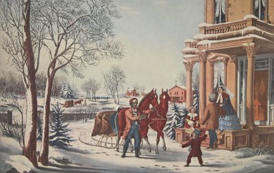 American Country Life, Pleasures of Winter by American School